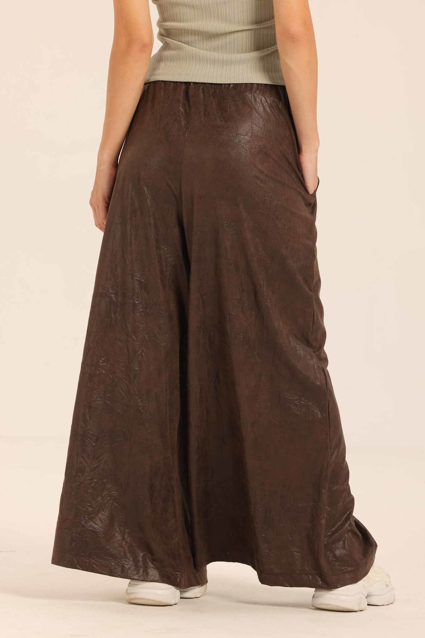 Snake Wide-Leg Pants