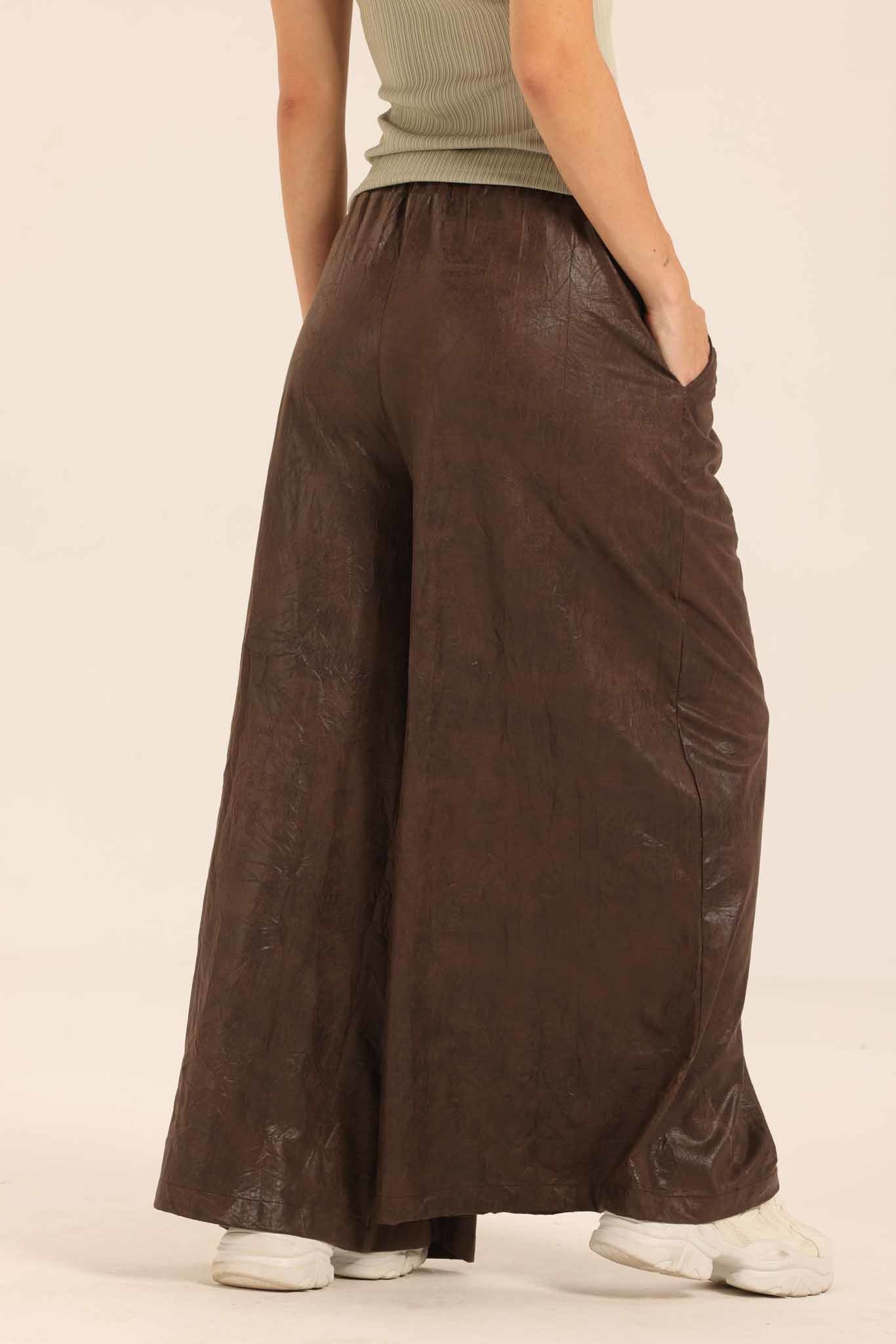 Snake Wide-Leg Pants