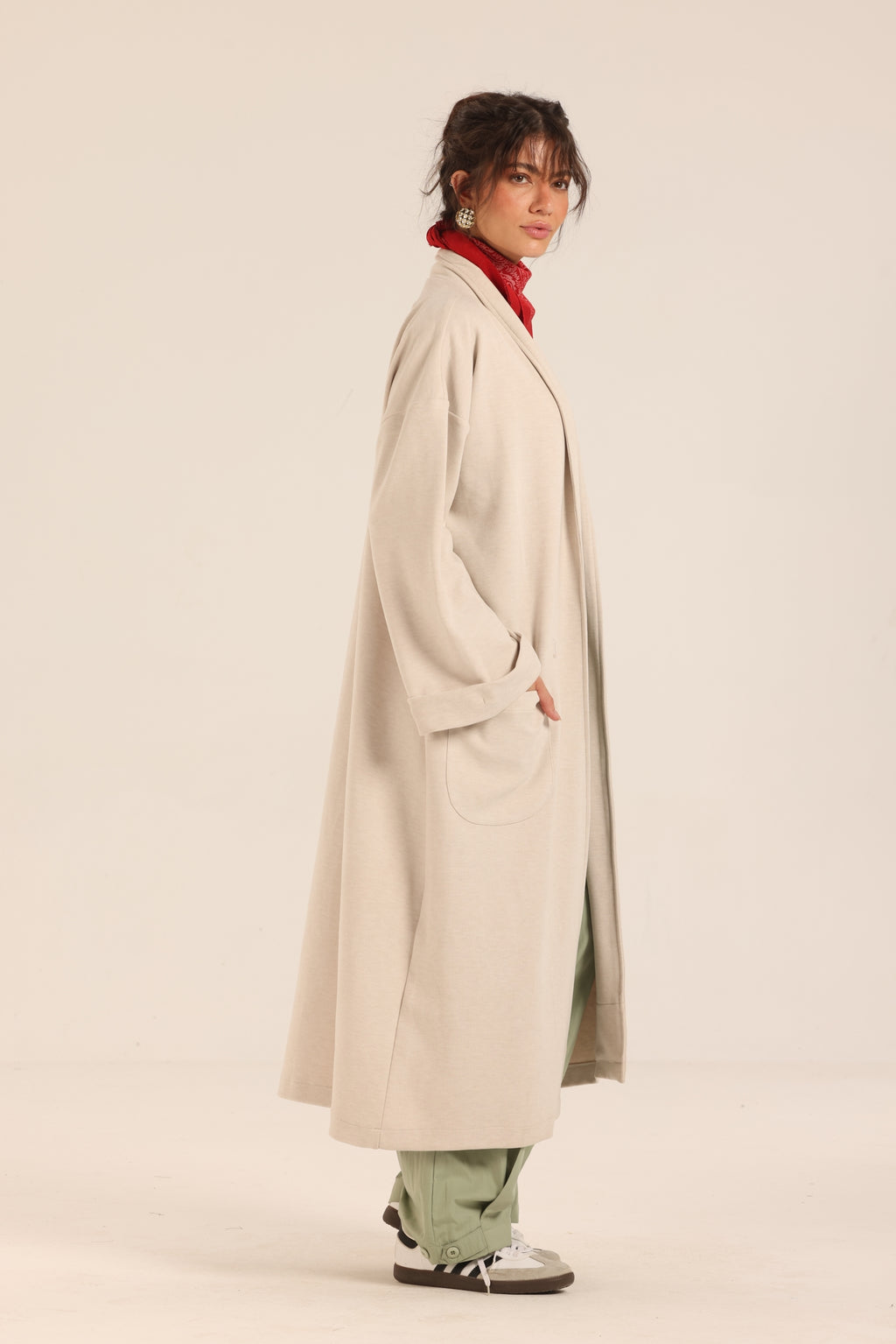 Long Knitted Cardigan