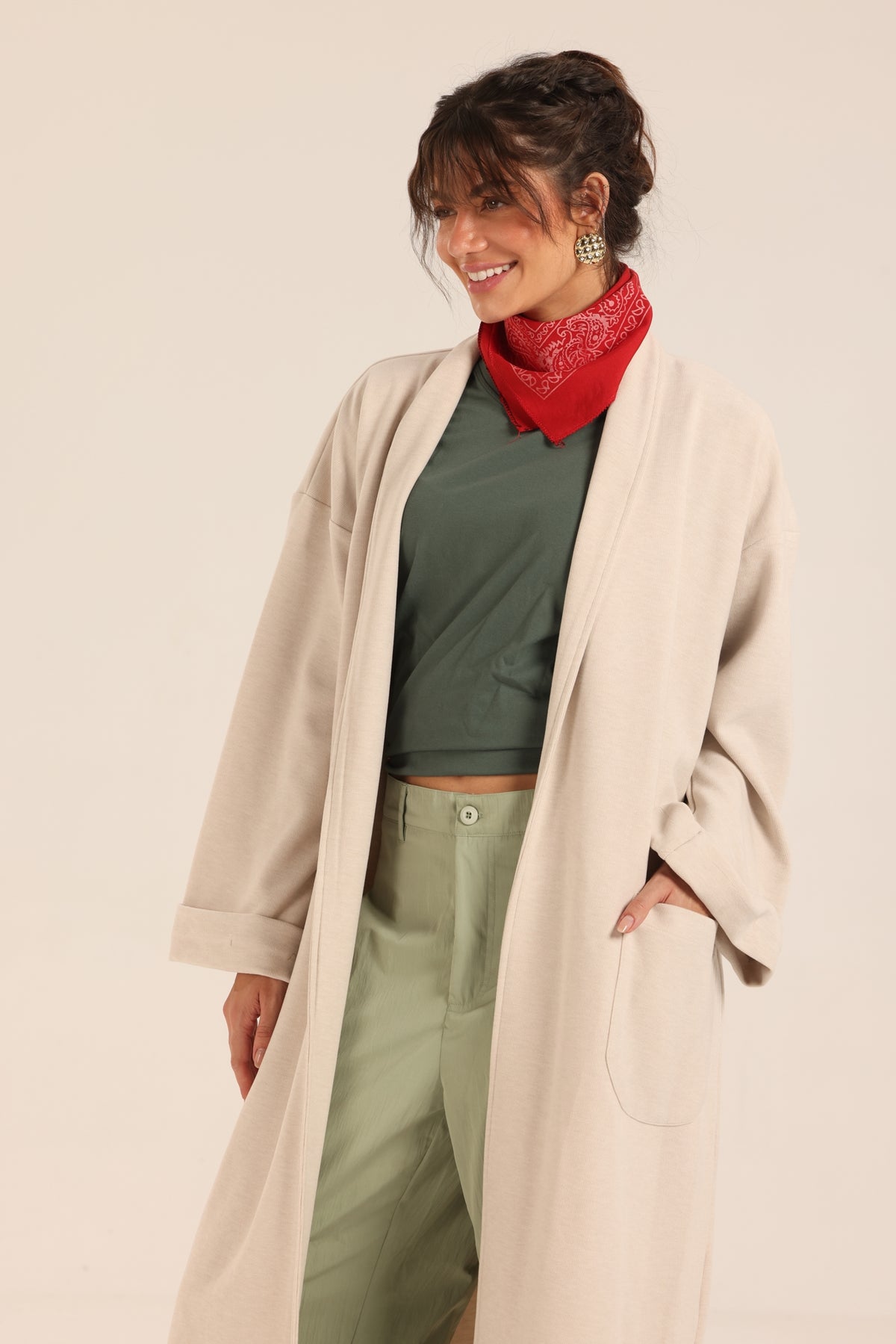 Long Knitted Cardigan