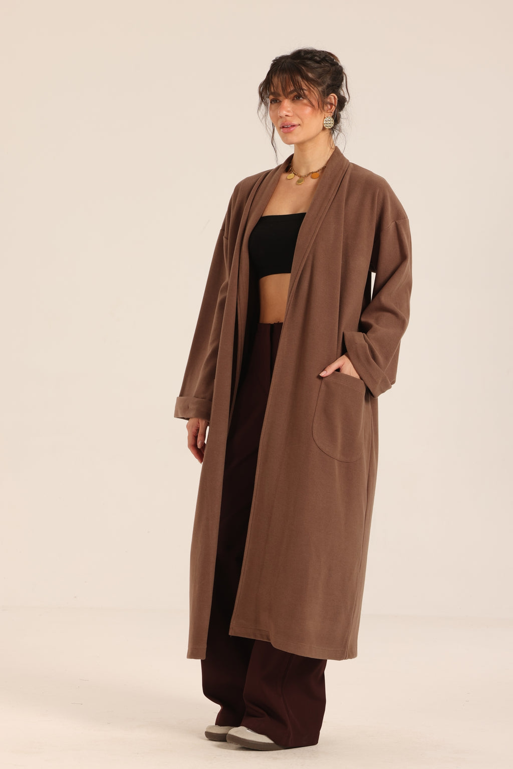 Long Knitted Cardigan