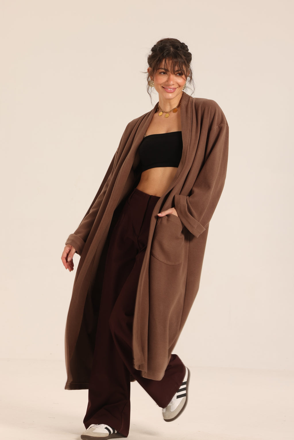 Long Knitted Cardigan