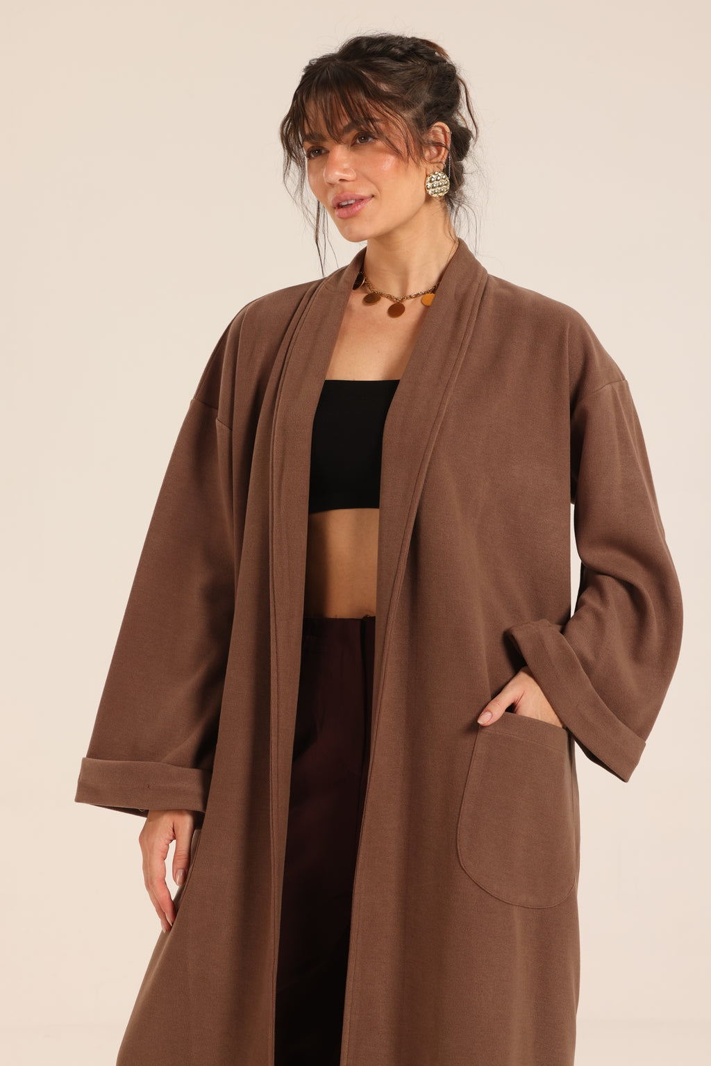 Long Knitted Cardigan
