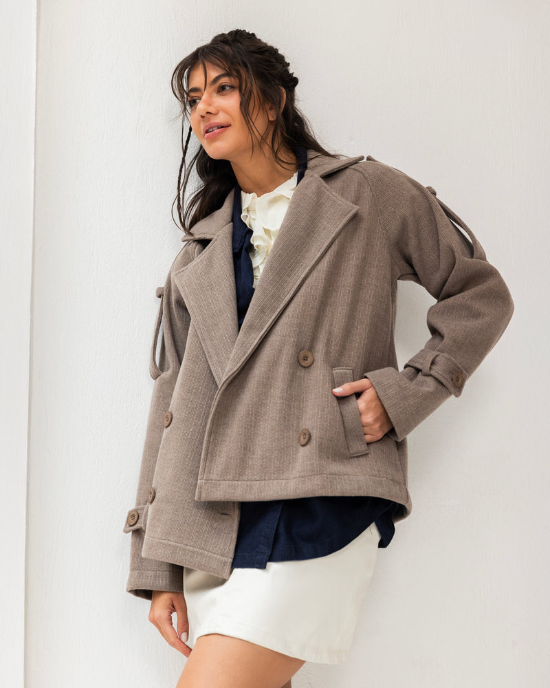 Patterned Wool  Blazer