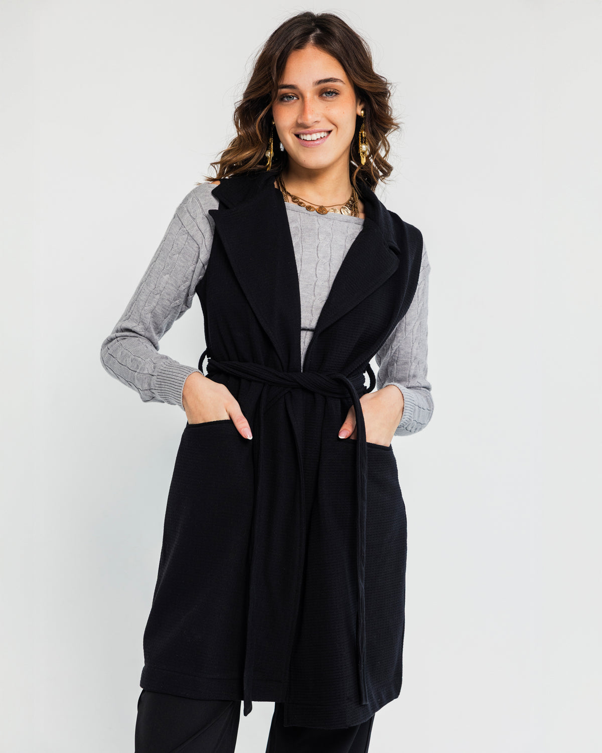 Belted Vest