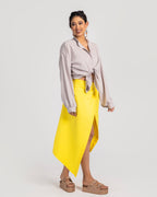 Gabardine Wrap Skirt