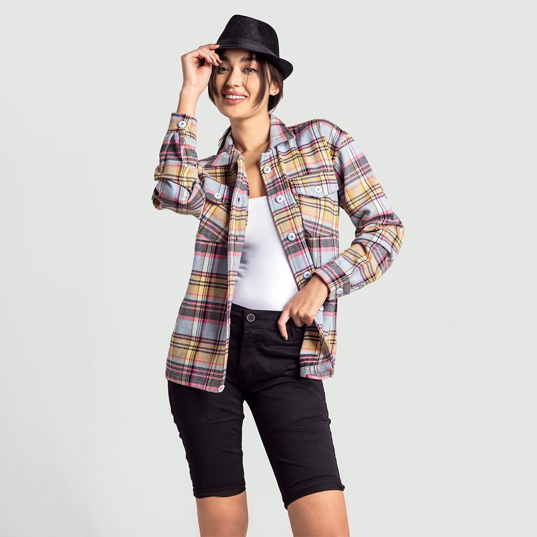 Madras checks  Wool Shirt