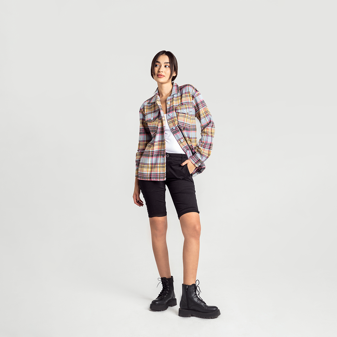 Madras checks  Wool Shirt
