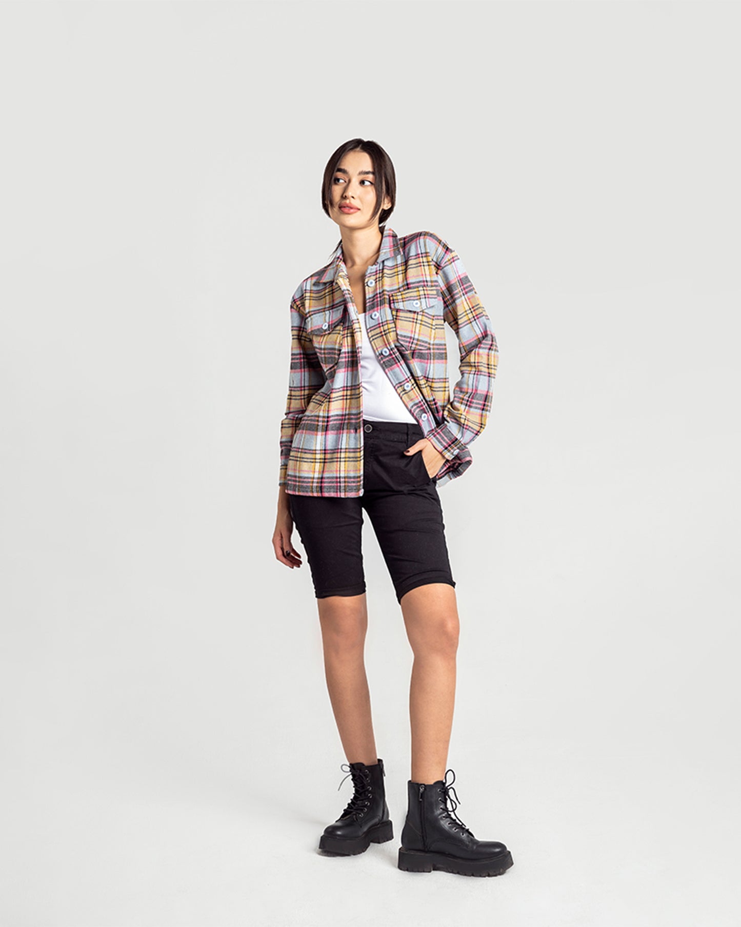 Madras checks  Wool Shirt