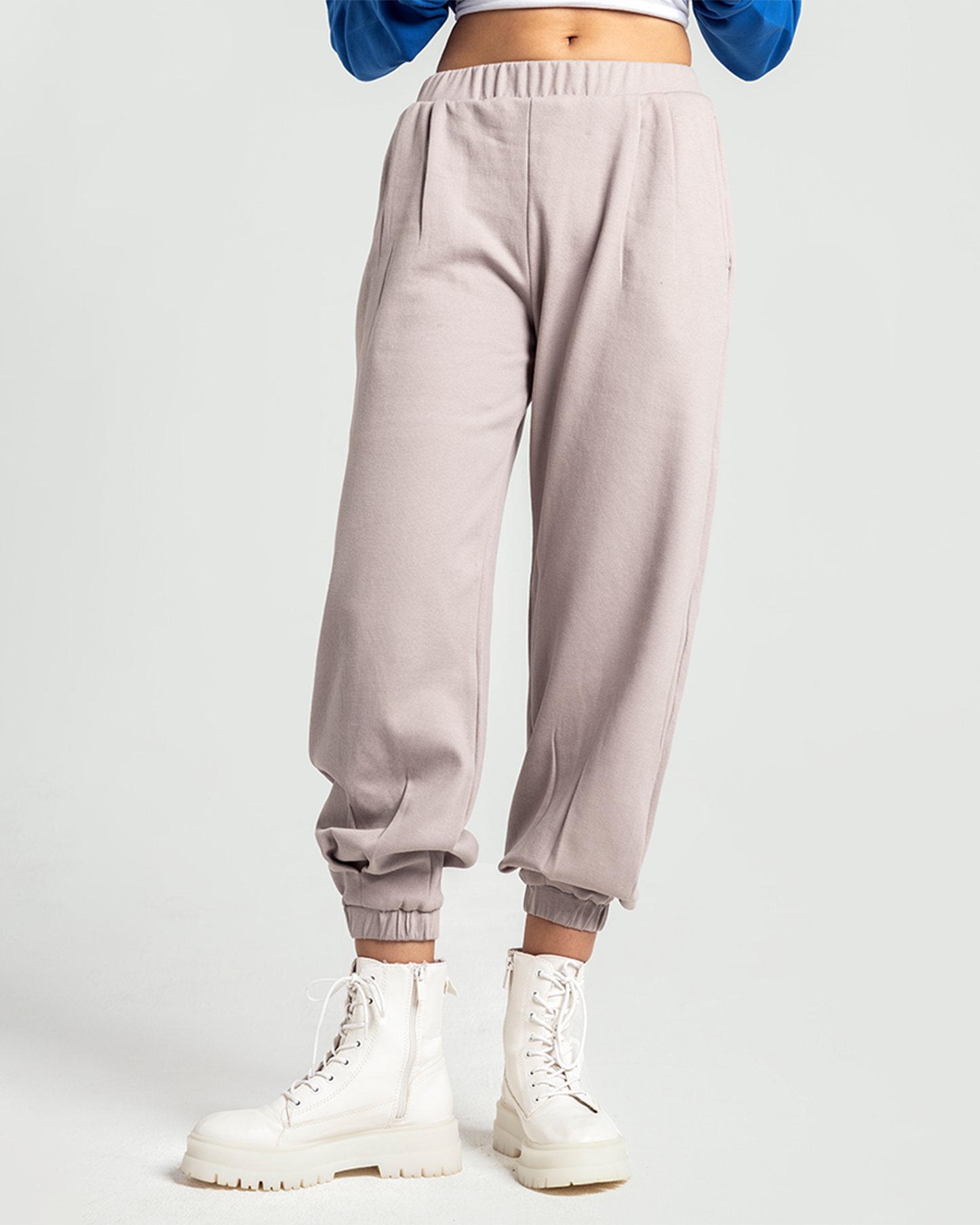 Melton wide joggers pants