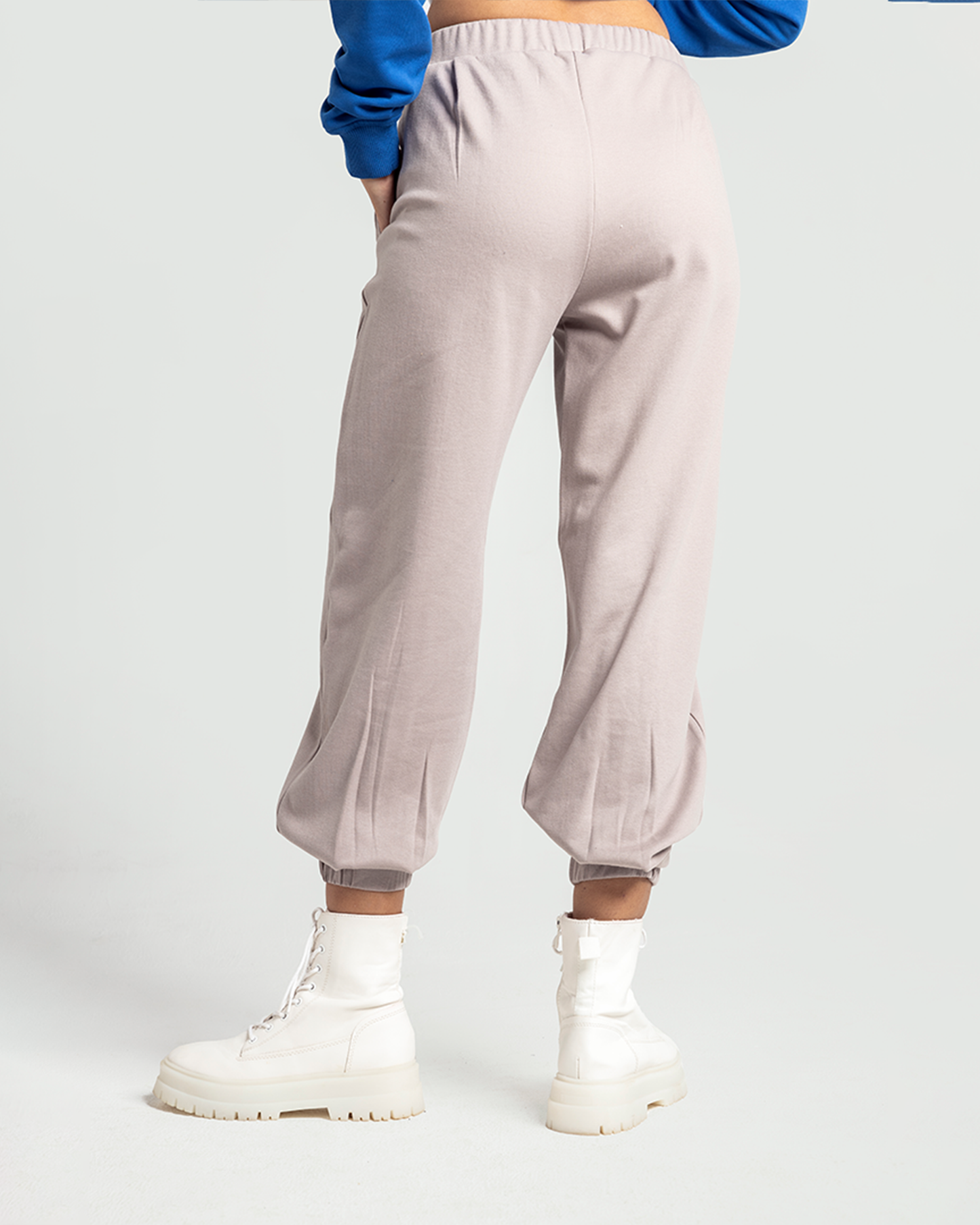 Melton wide joggers pants