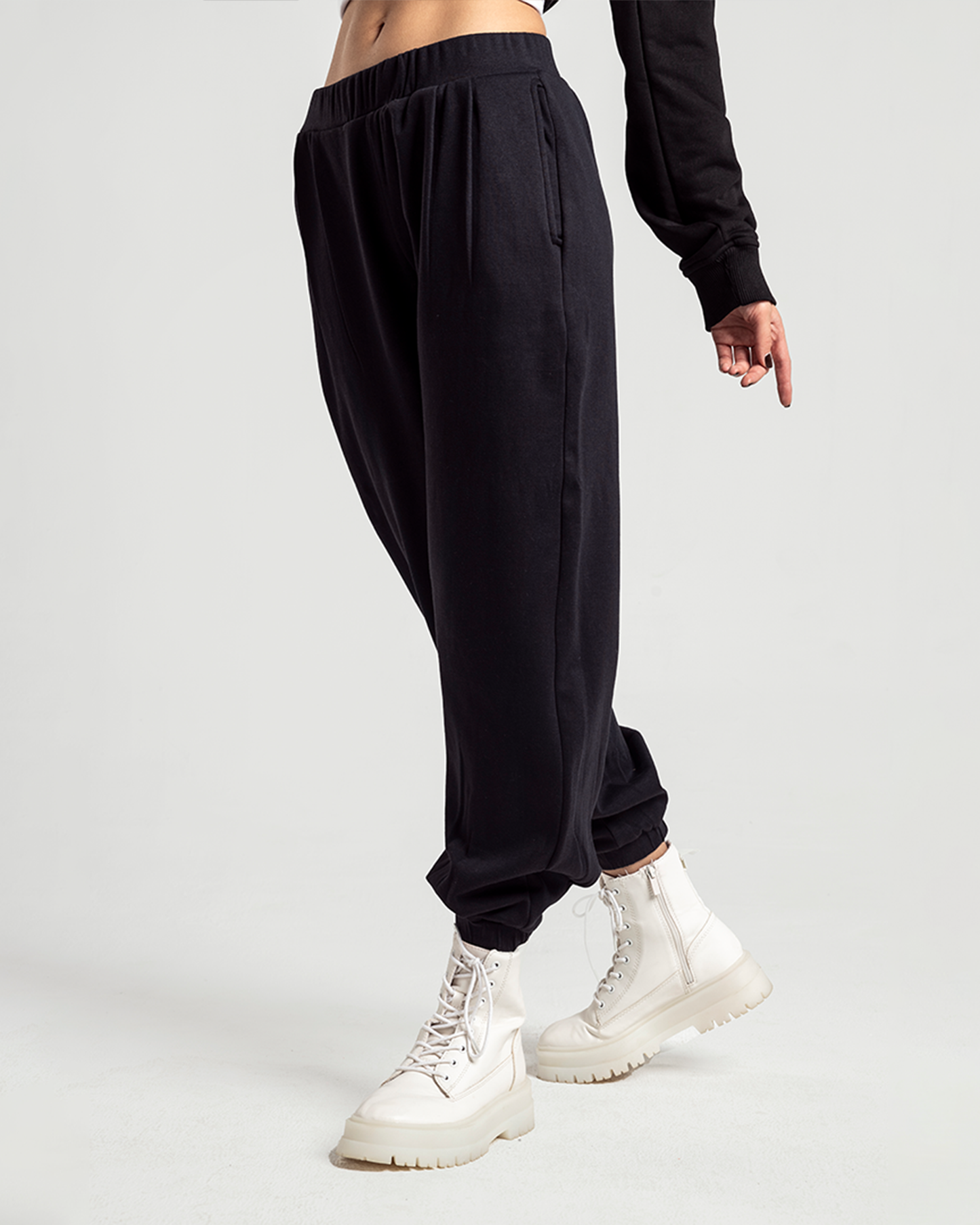 Melton wide joggers pants