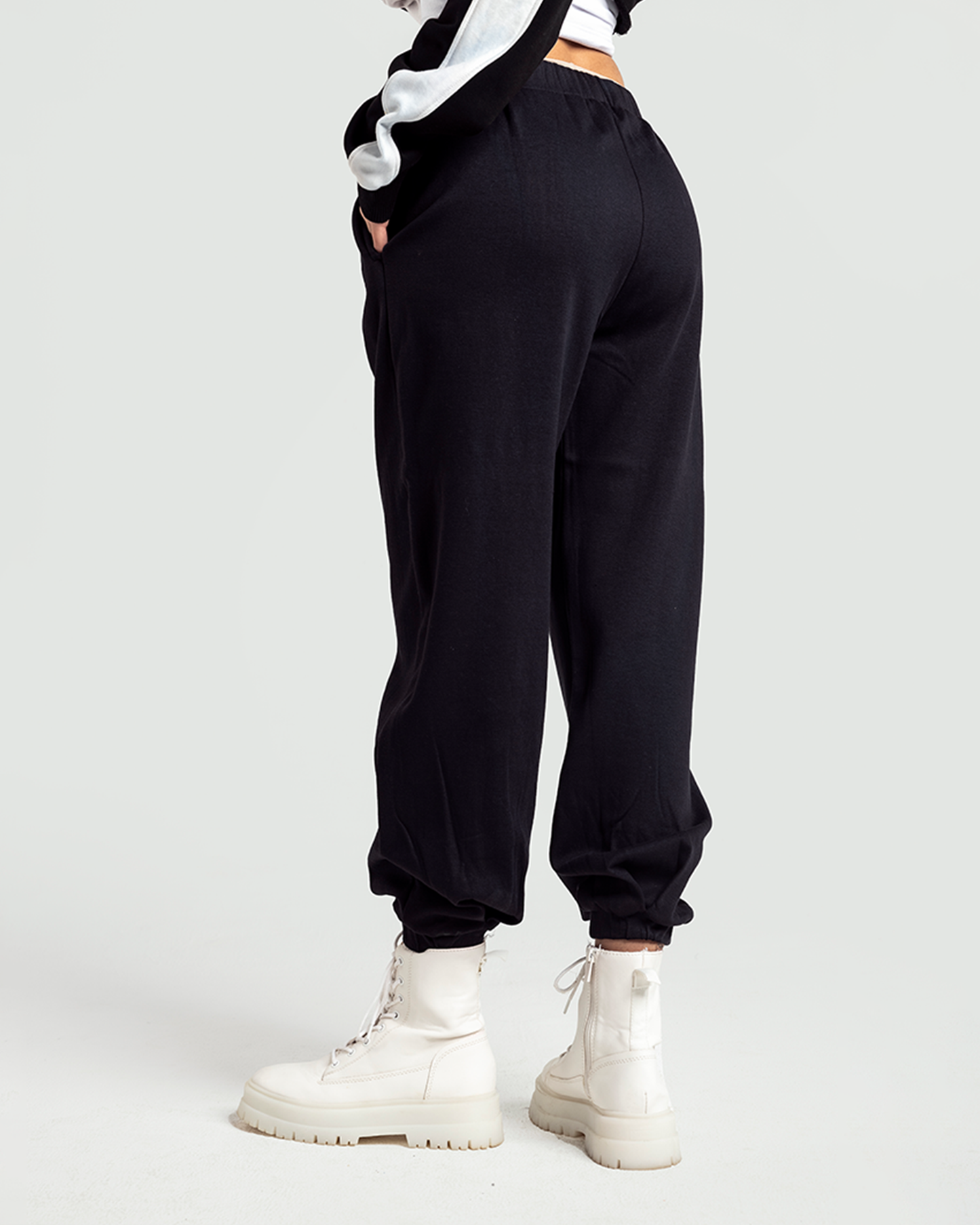 Melton wide joggers pants