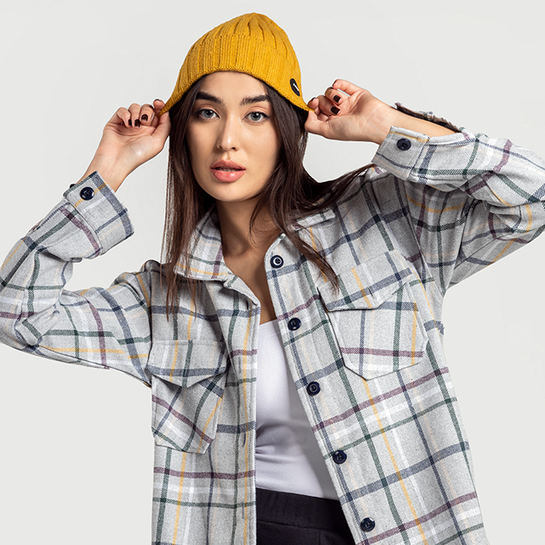 Madras checks  Wool Shirt