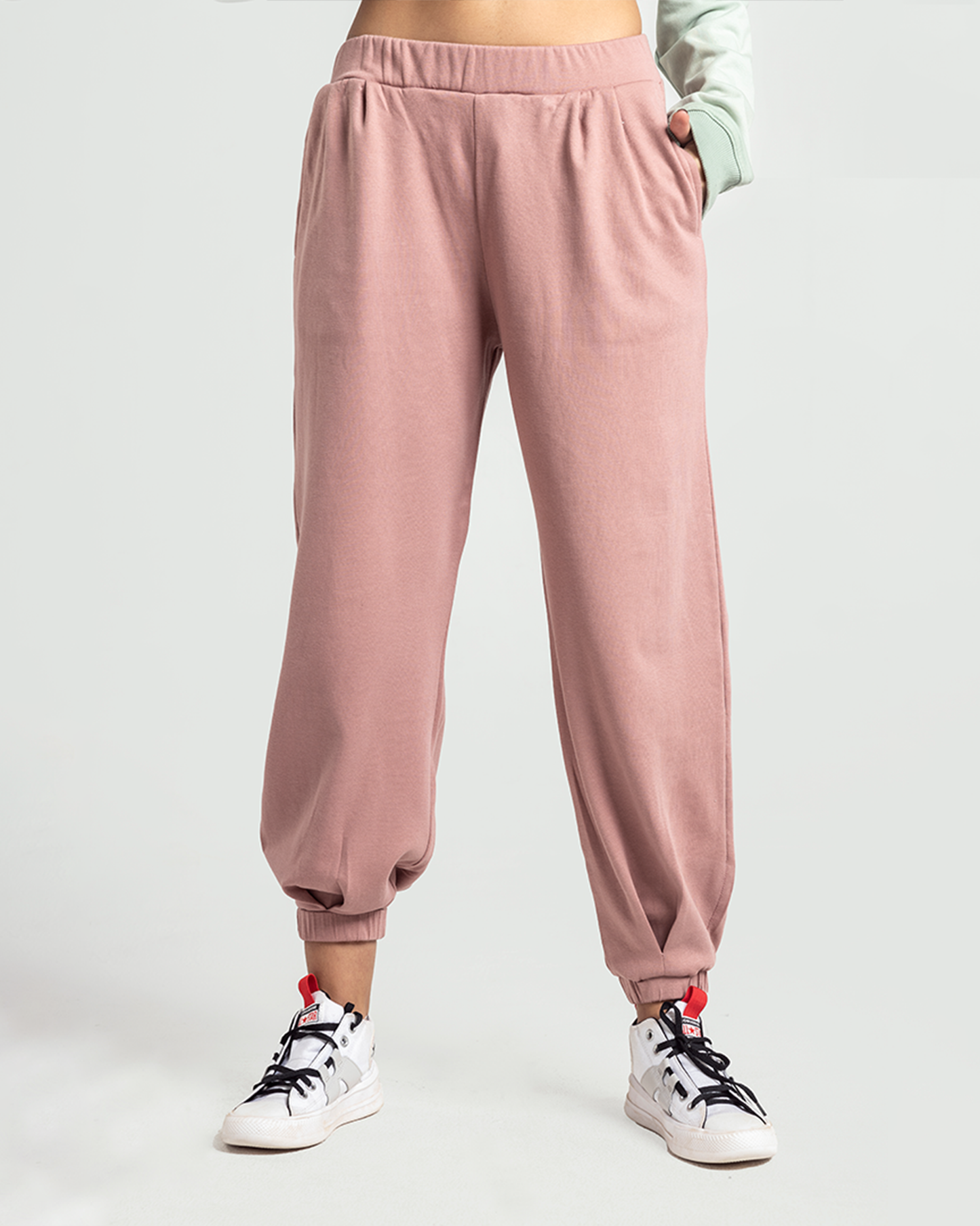 Melton wide joggers pants