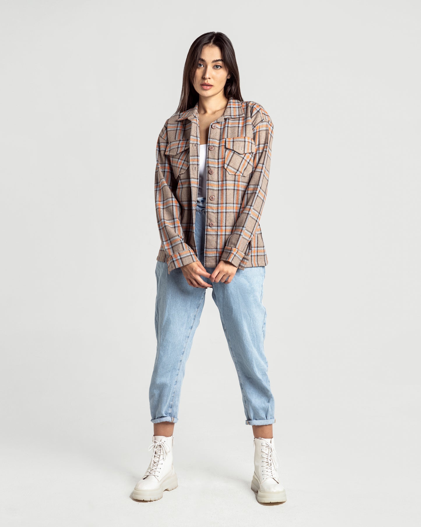 Madras checks  Wool Shirt