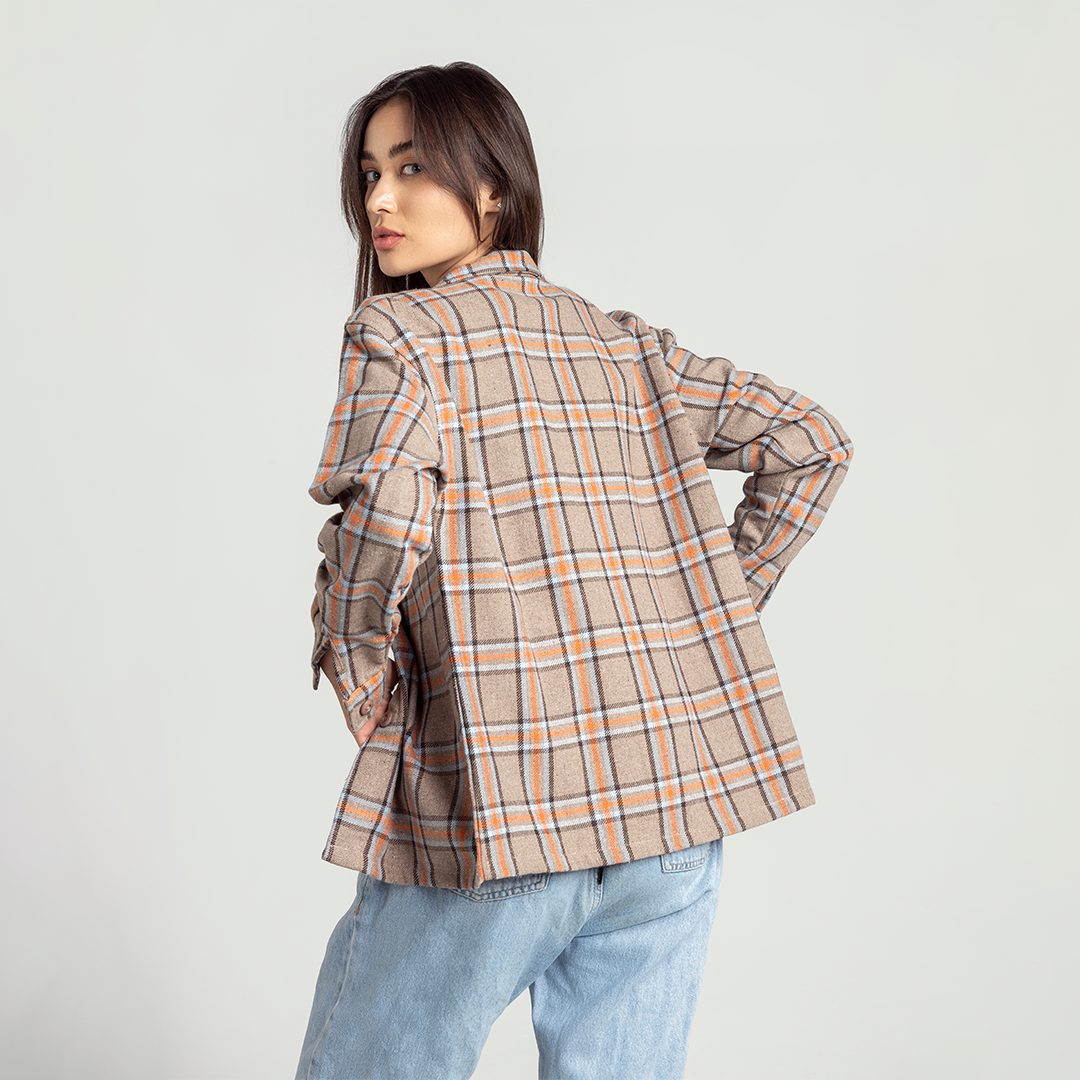Madras checks  Wool Shirt