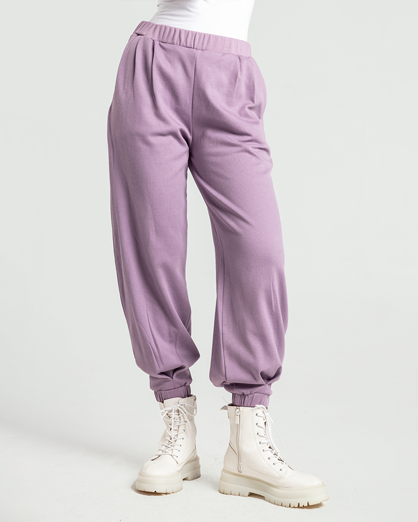 Melton wide joggers pants