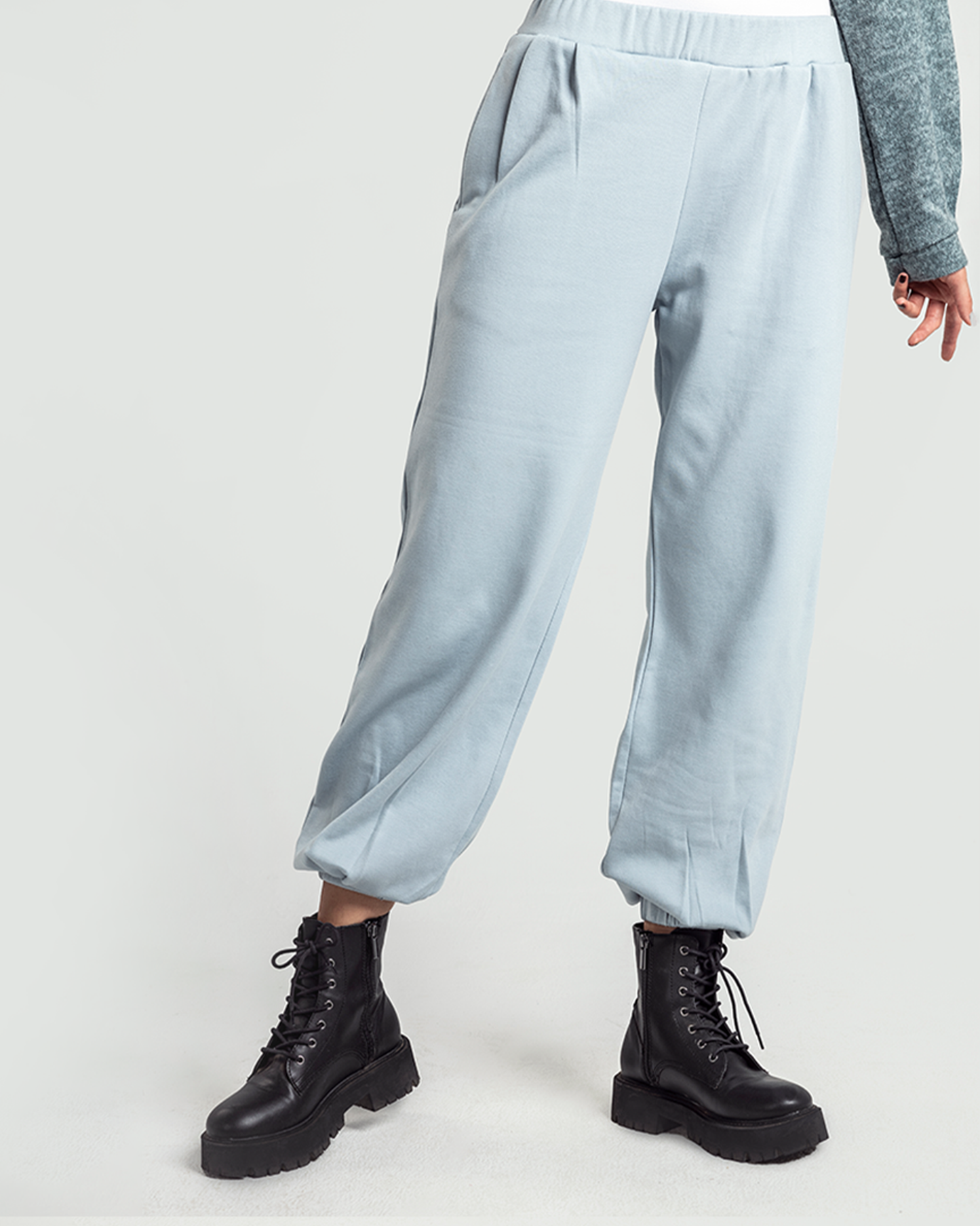 Melton wide joggers pants