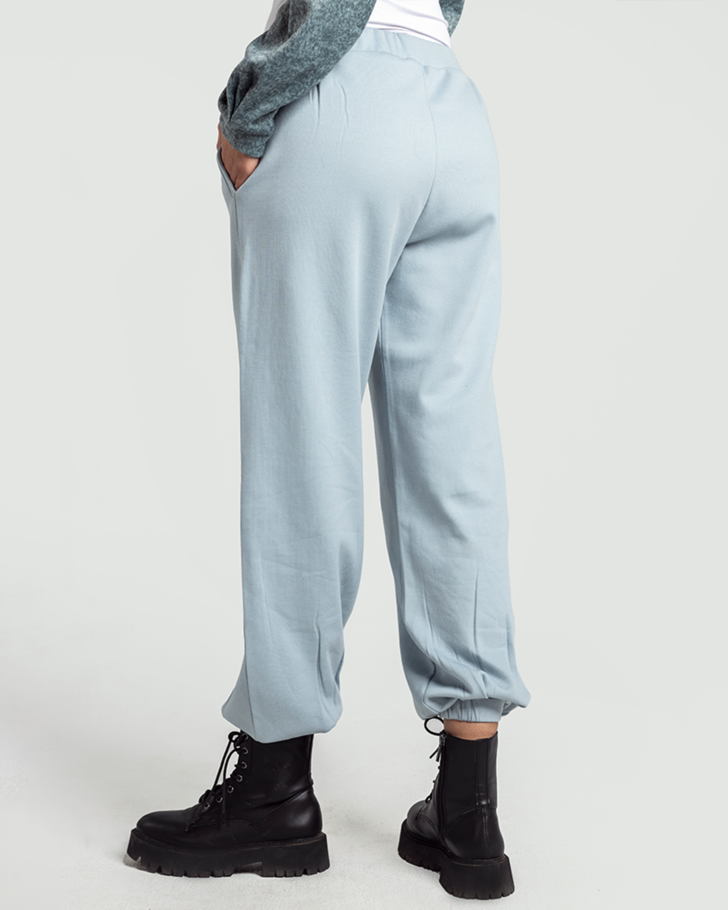 Melton wide joggers pants